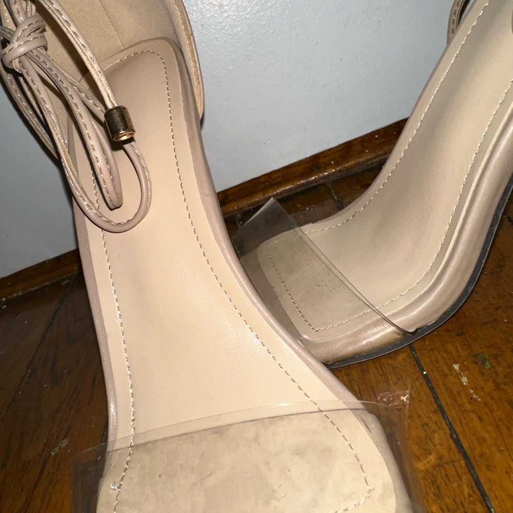 Elegant Beige Women's Heels